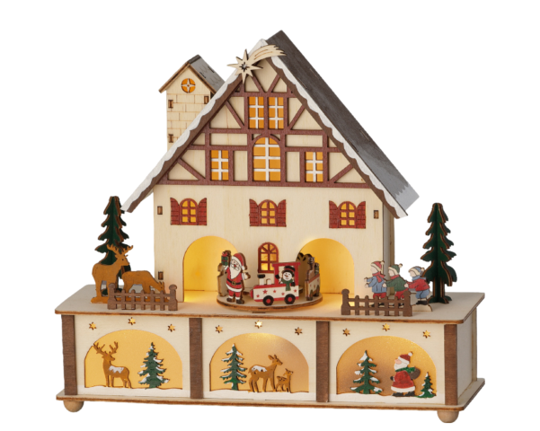 LED scenery l10b27h24.3 cm kleur/warm wit - Lumineo