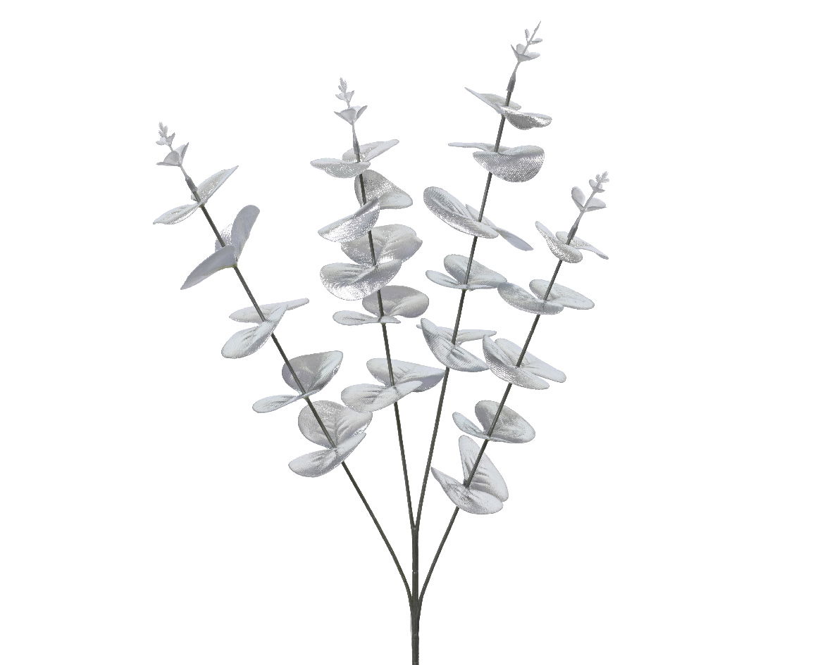 Spray polyester d9h69 cm zilver - Everlands