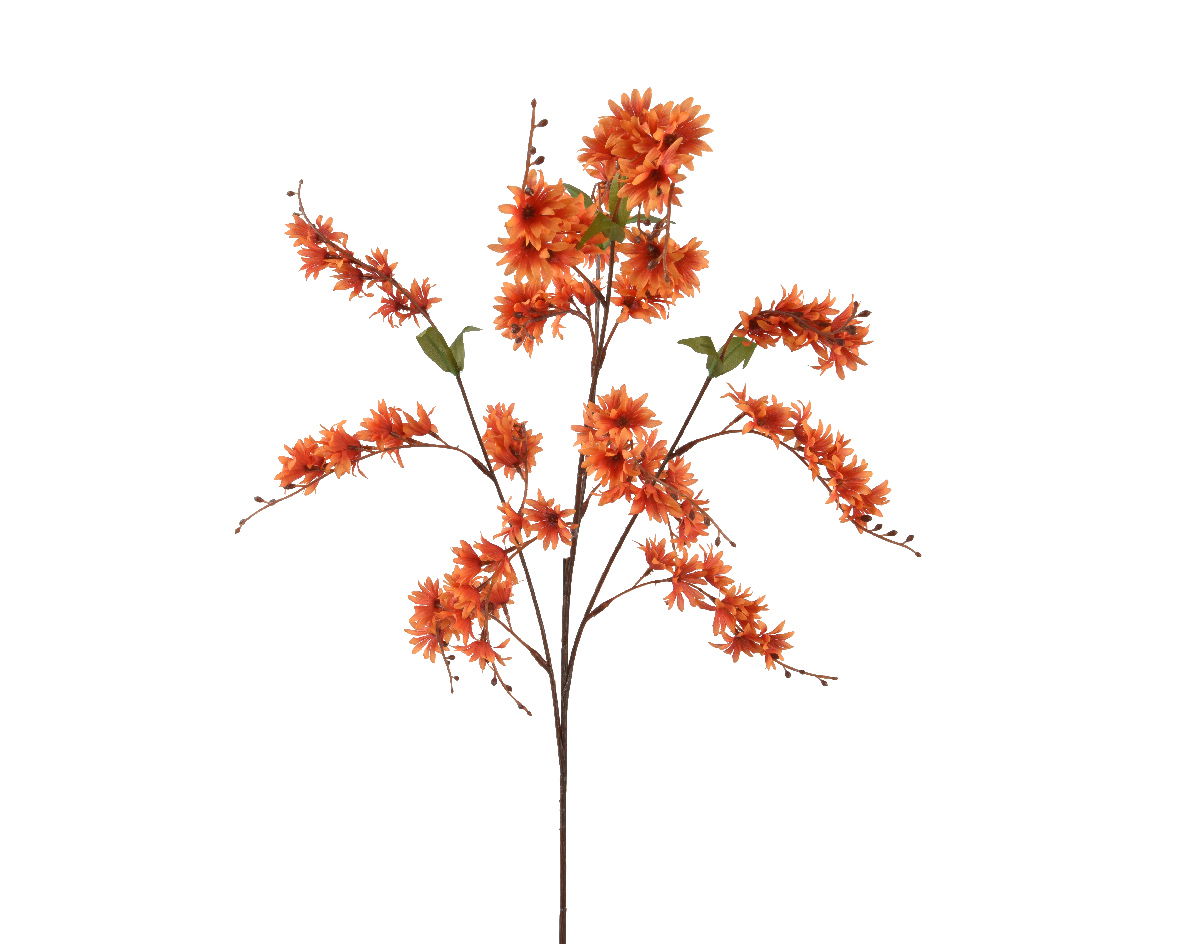 Spray polyester l36b15h103 cm oranje I - Everlands