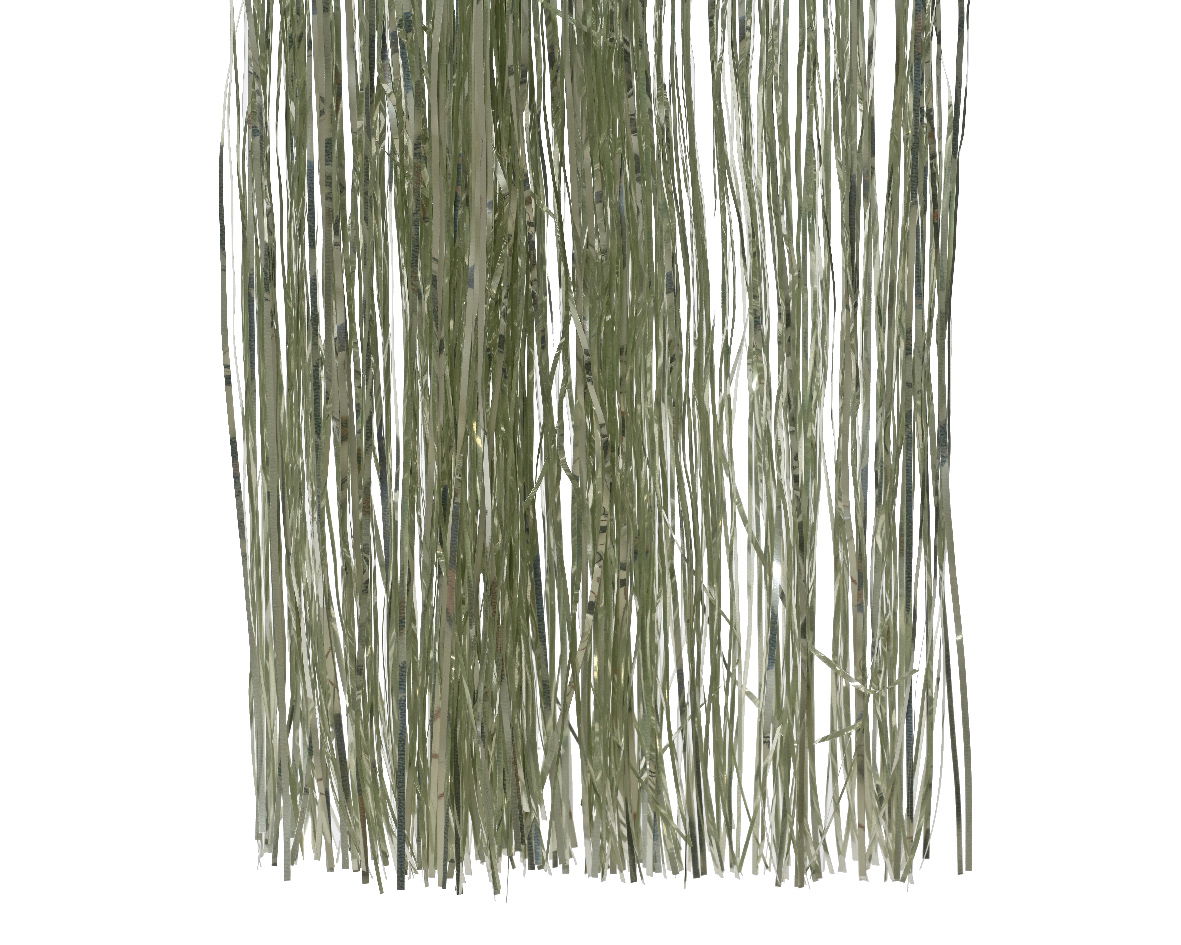 Lametta pet l0.1b50h40 cm wit mint - Decoris