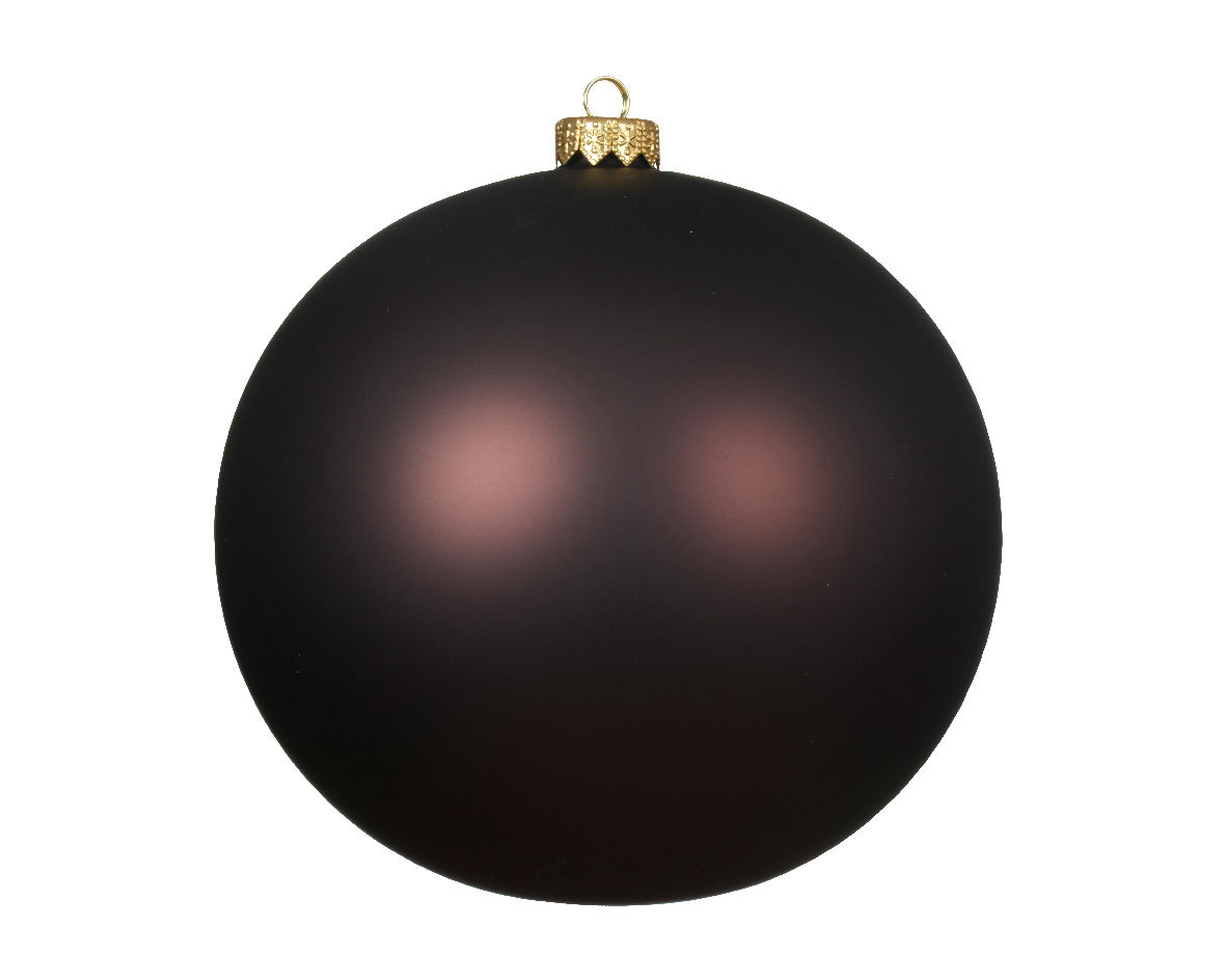 Decoris Kerstballen glas d15 cm z.trffl P - 