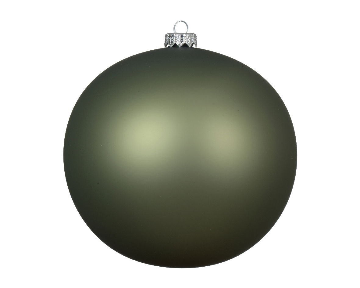 Decoris Kerstballen glas d15 cm rosemarijn N - 