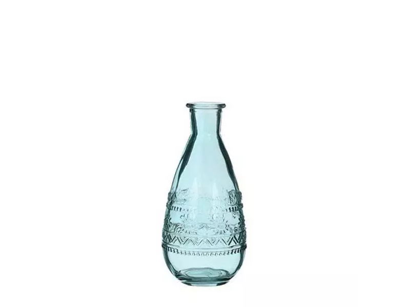 Fles rome soft blue, dia. 7,5x15,8 cm - Hortus