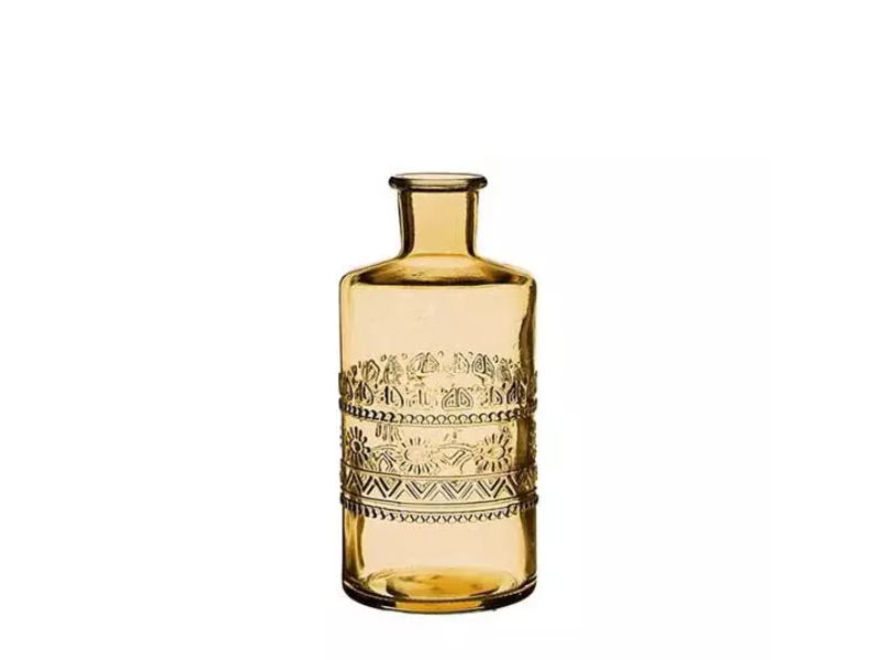 Fles porto ocre, dia. 7,5x14,5 cm - Hortus