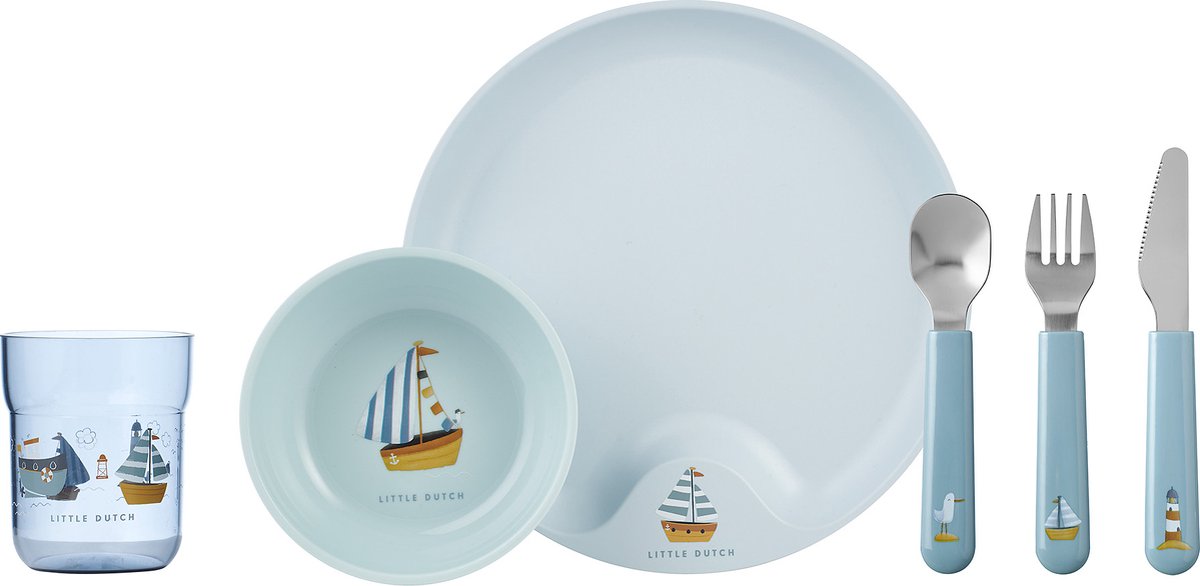 Kinderservies Mio 6 delig Little Dutch Sailors Bay Mepal