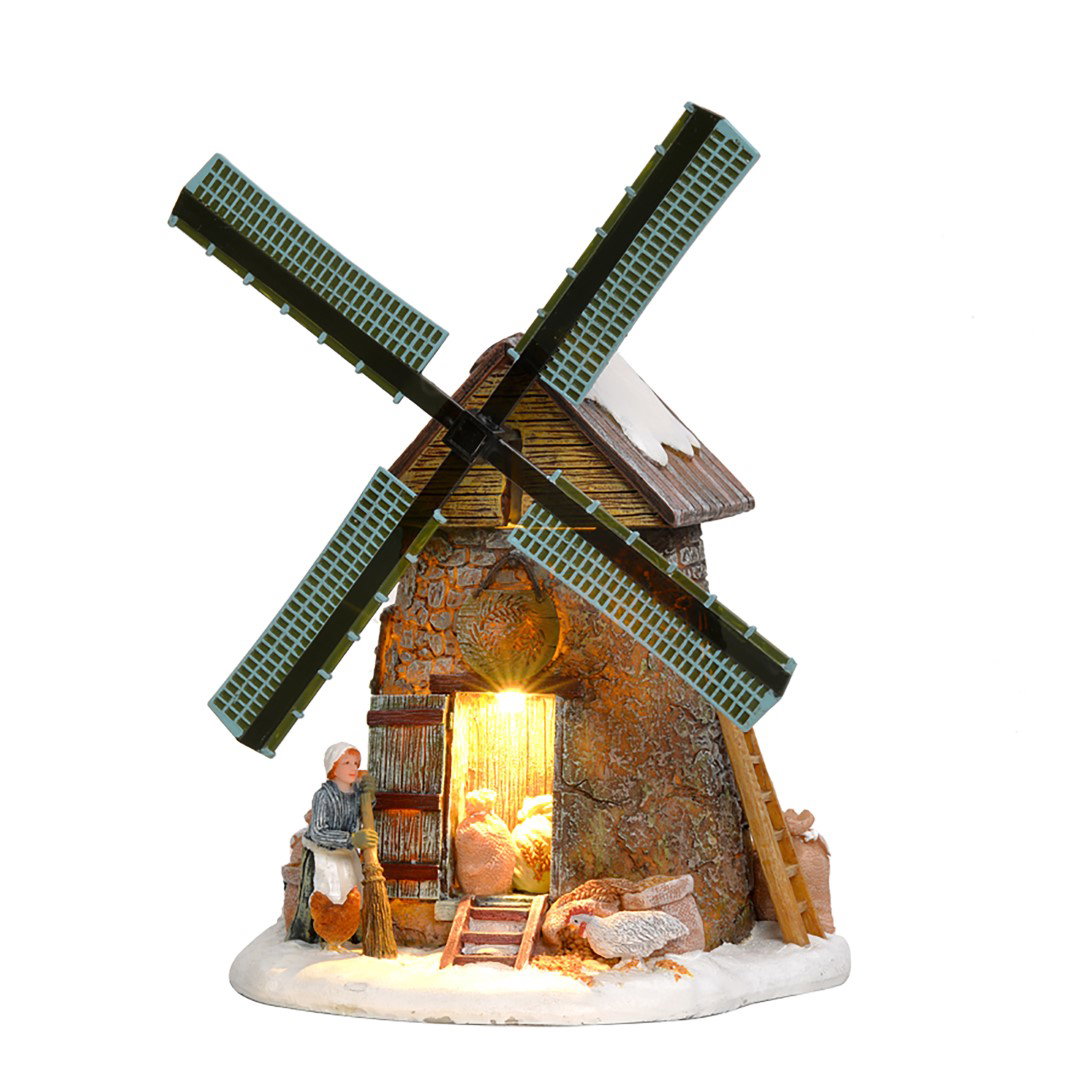 Getreidemühle Adapter enthalten l20xw17xh24,5 cm Weihnachtshaus