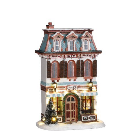 Cafe battery operated l17xb10xh26cm Kerst Luville - Luville