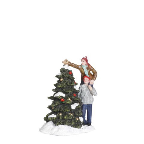 Dave & Britt decorating the tree l7xb5xh9cm Kerst Luville - Luville