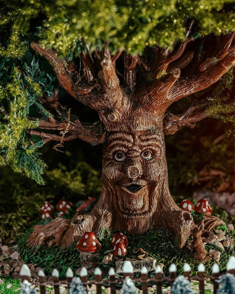 Märchenbaum l9,5xb7,5xh10cm Weihnachten Efteling