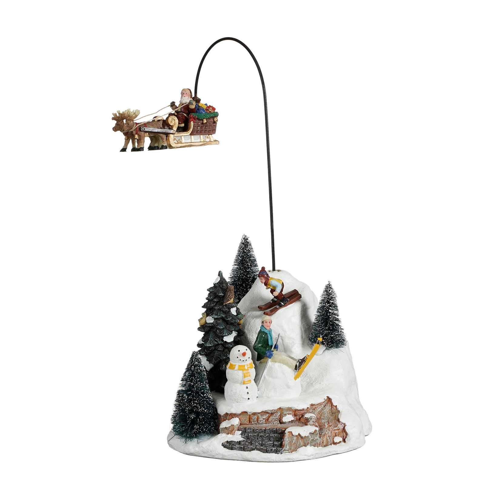 Flying Santa battery operated l16xb17xh15,5cm - Luville