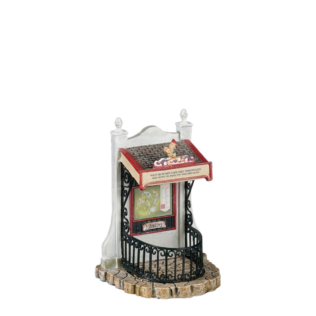 Parkplattegrond l8xw7xh10,5cm Efteling kerst Luville - Luville