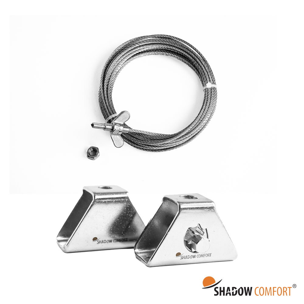 Shadow comfort Manueel bevestigingsset harmonicadoek B 2,00 x L 6,50 m  - 
