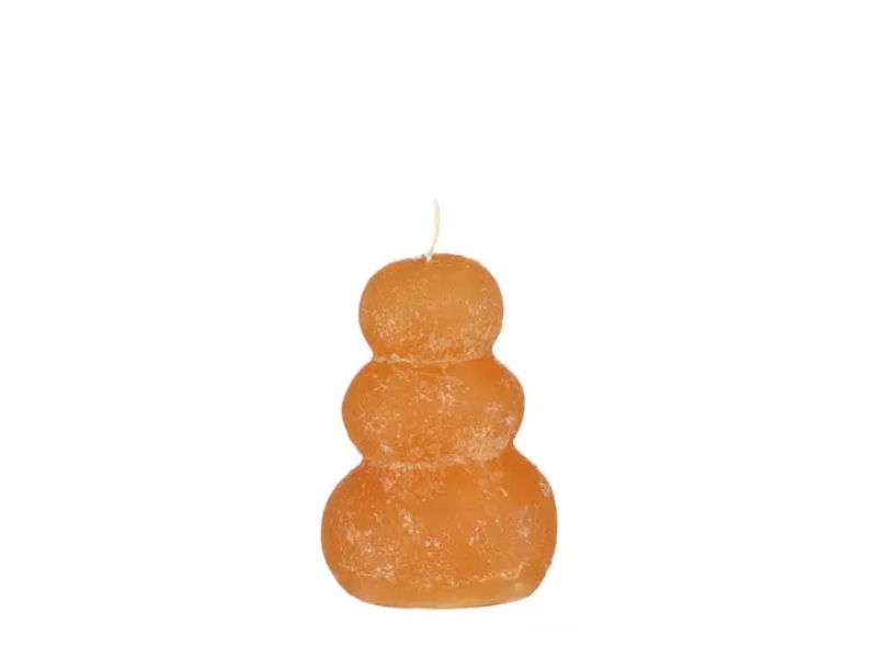 Pebble candle d7xh9,5 cm, honing - Hortus