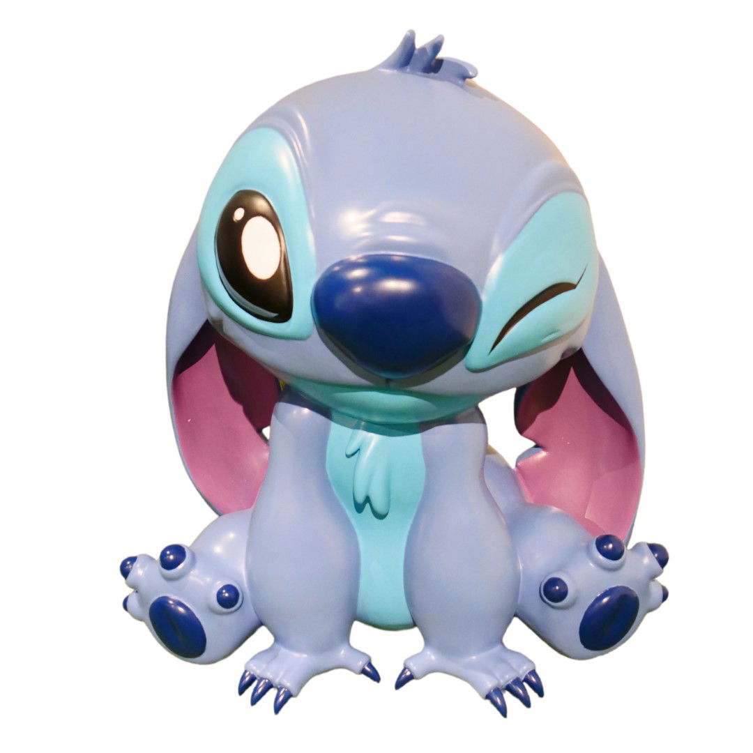 3D Garden Statue Sitting Stitch 59x45x63,5 cm kerstornament - Disney