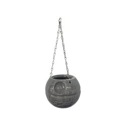 Disney Bloempot keramiek hangend 3D Death Star – grijs