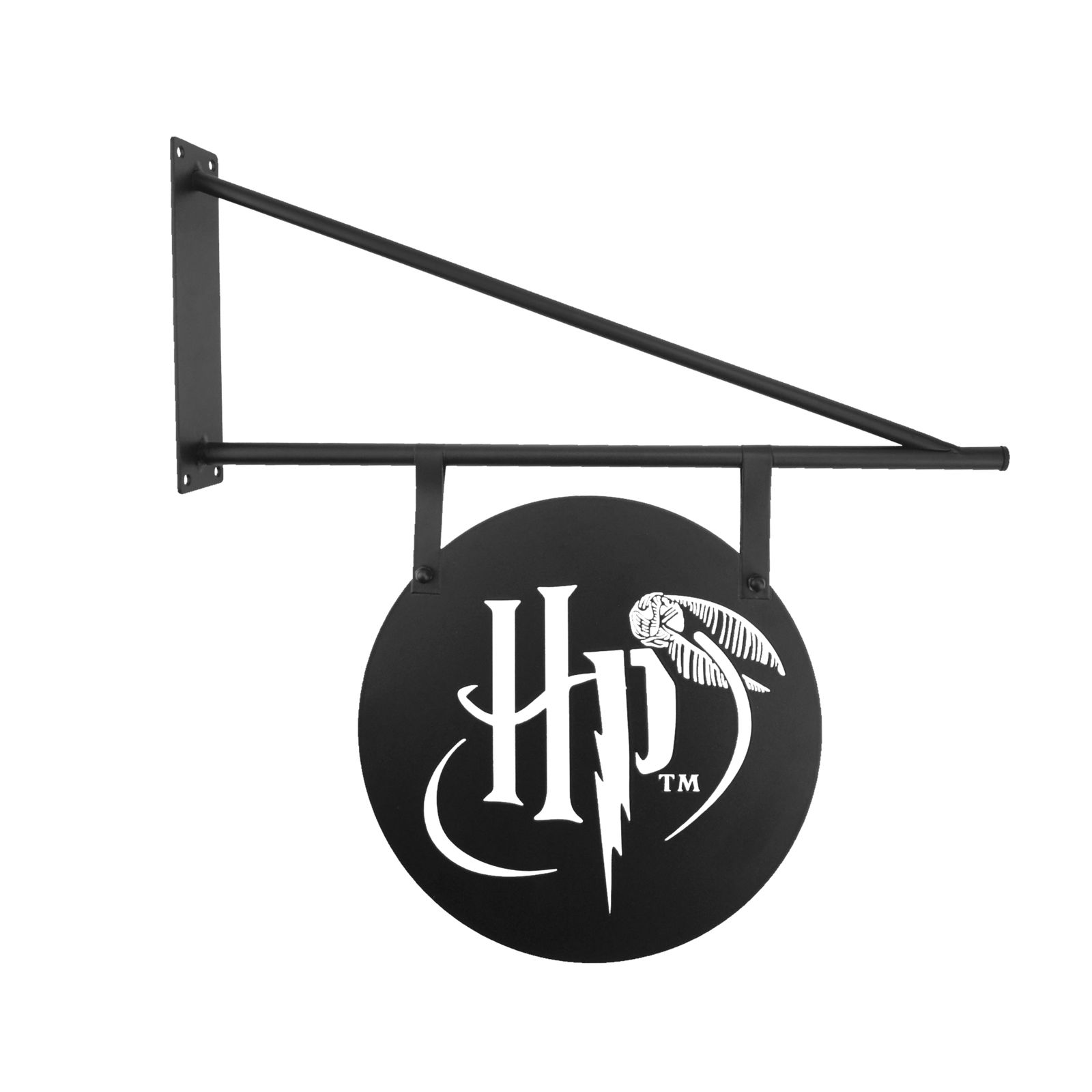 Warner bros Metal Door Sign Swing Hp Black 35x4x20 cm - 