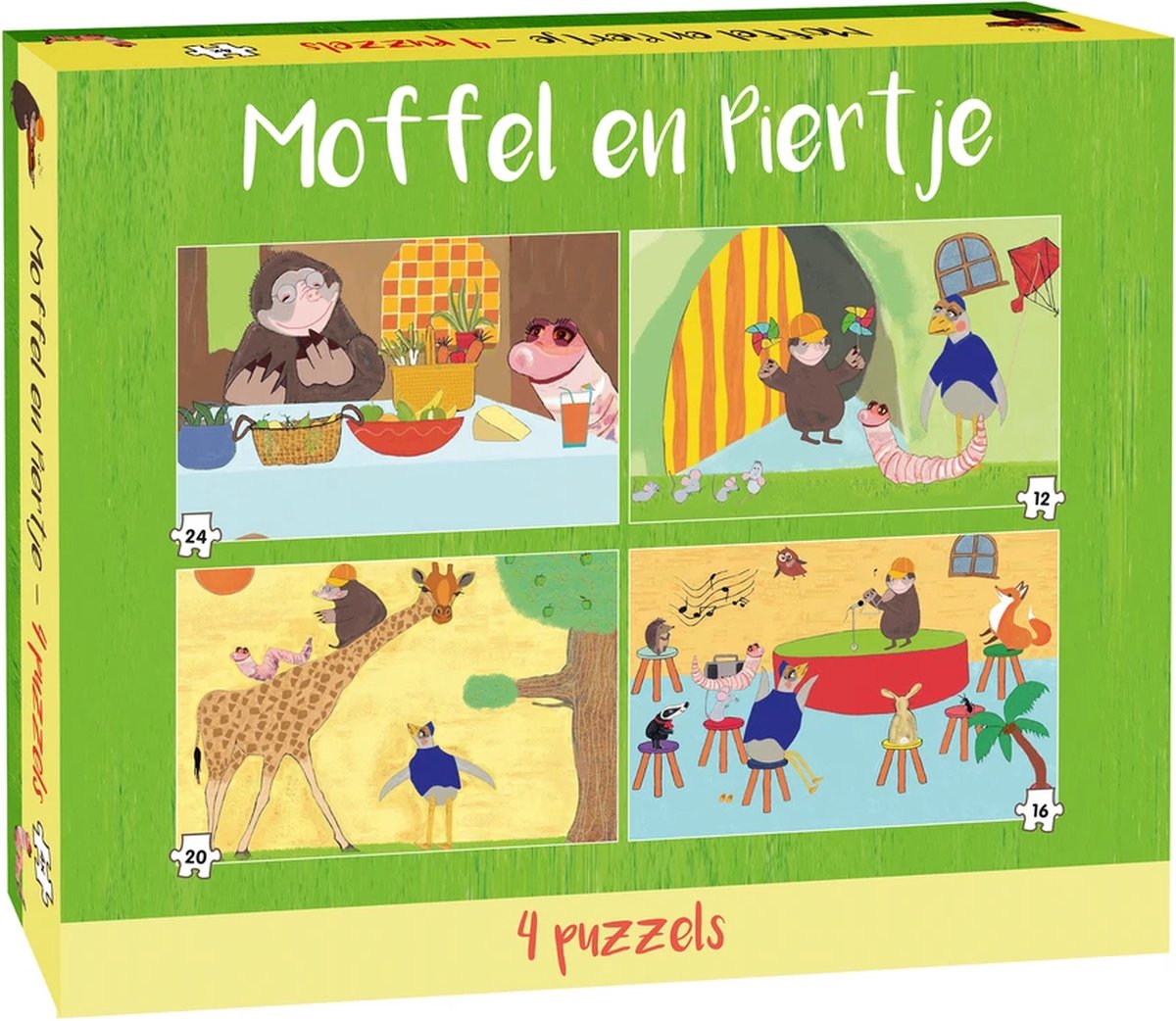 Puzzel moffel&piertje 4 in 1 Plenty Gifts - Plenty gifts spellen
