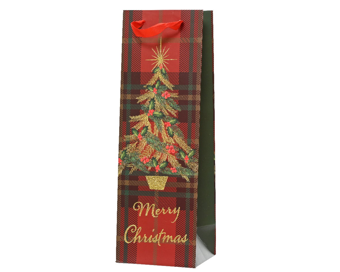 Giftbag papier l10b12h36 cm B Decoris - Decoris