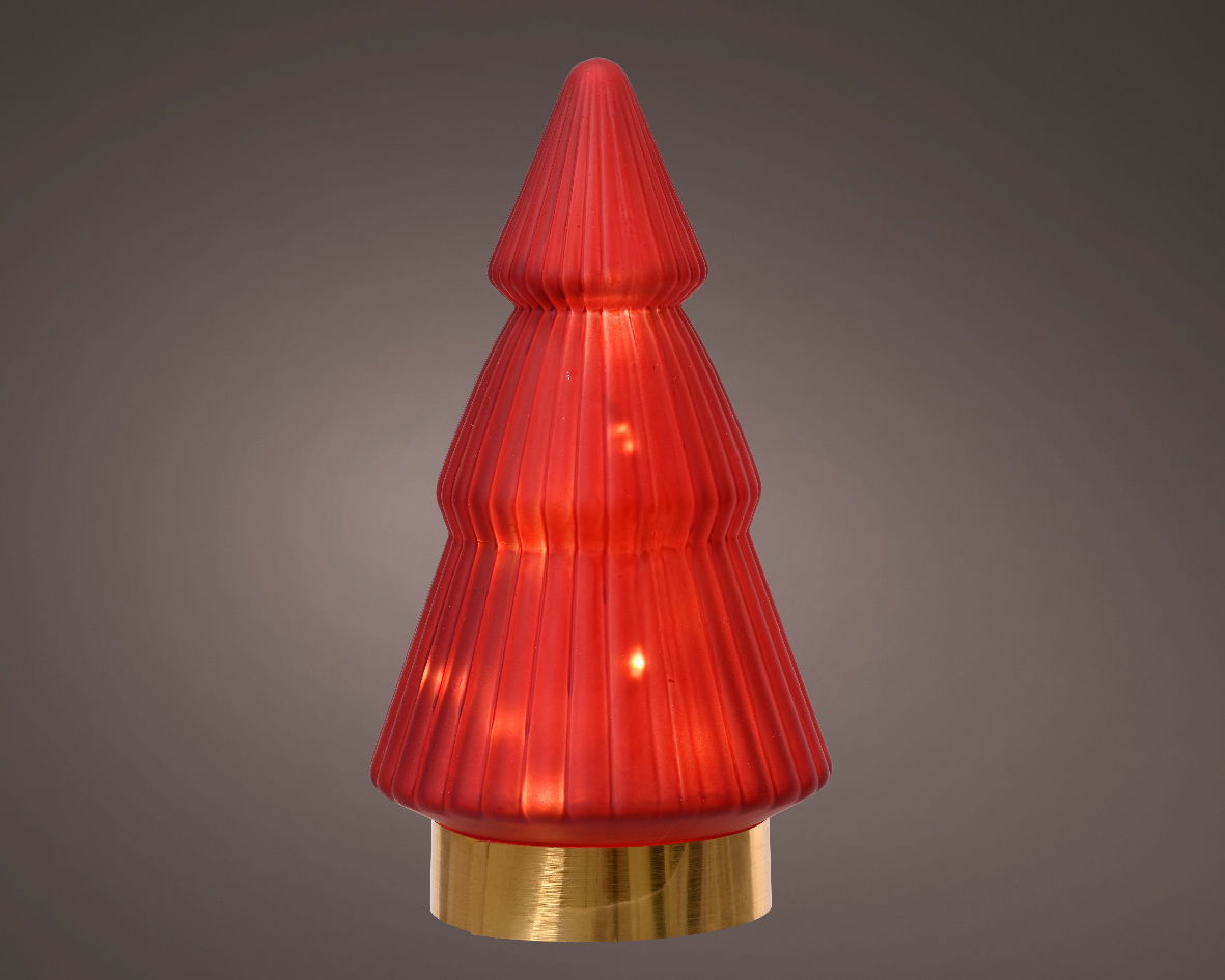 Micro LED boom binnen dia10.5-H19.5cm red/warm white - Lumineo