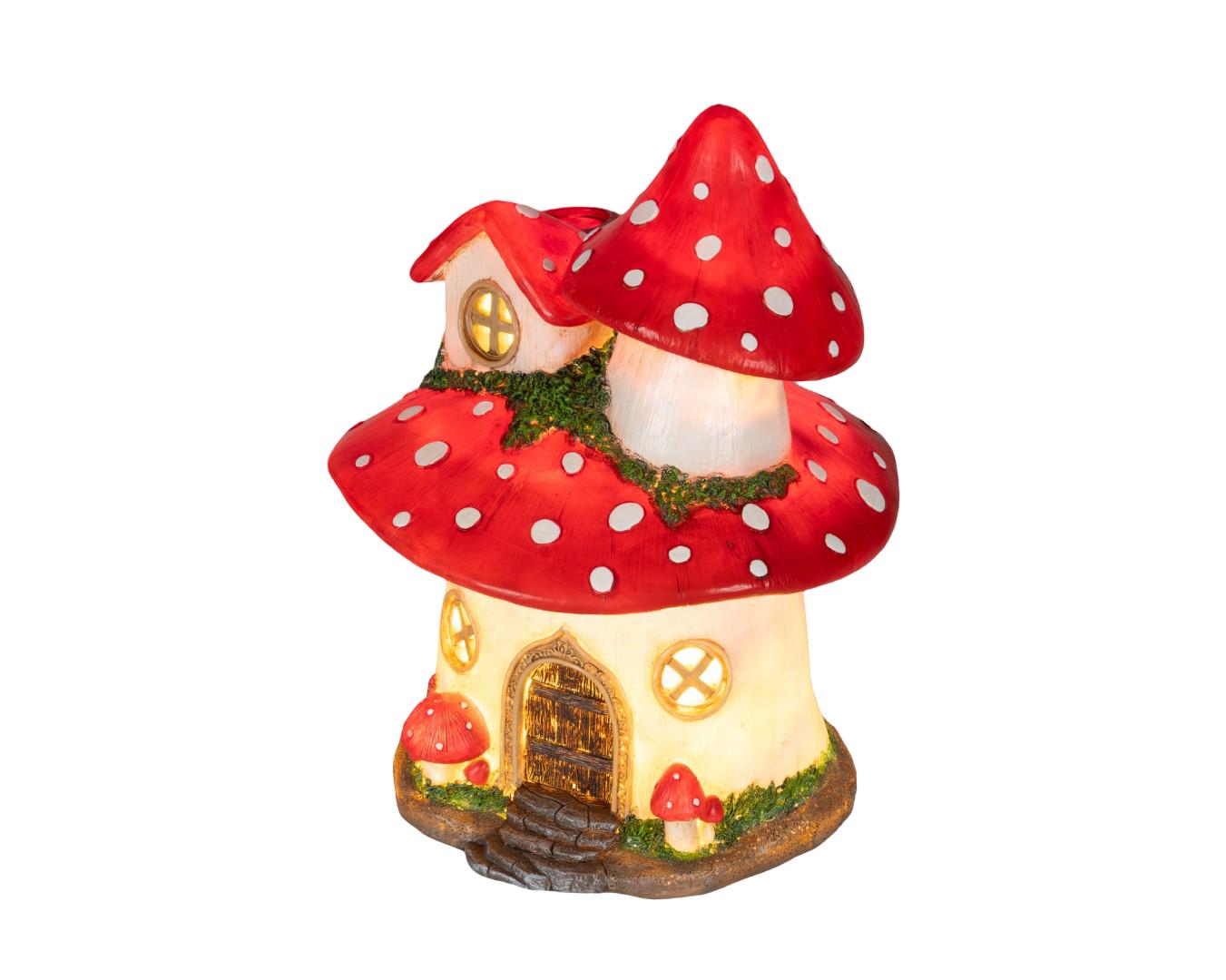 Decoris Champignon 20x20x27 rood  - 