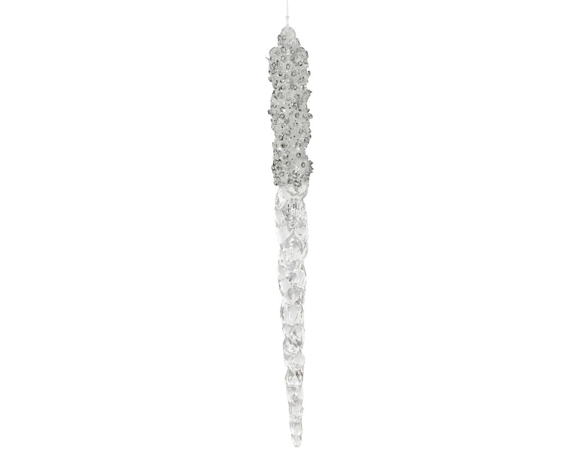 Decoris Ijspegel plc l2b2h23cm helder  - 