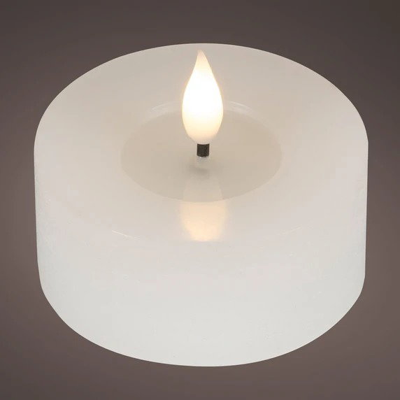 LED Real theelicht rood dia. 7,5 x 6 cm set van 2 Decoris - Decoris