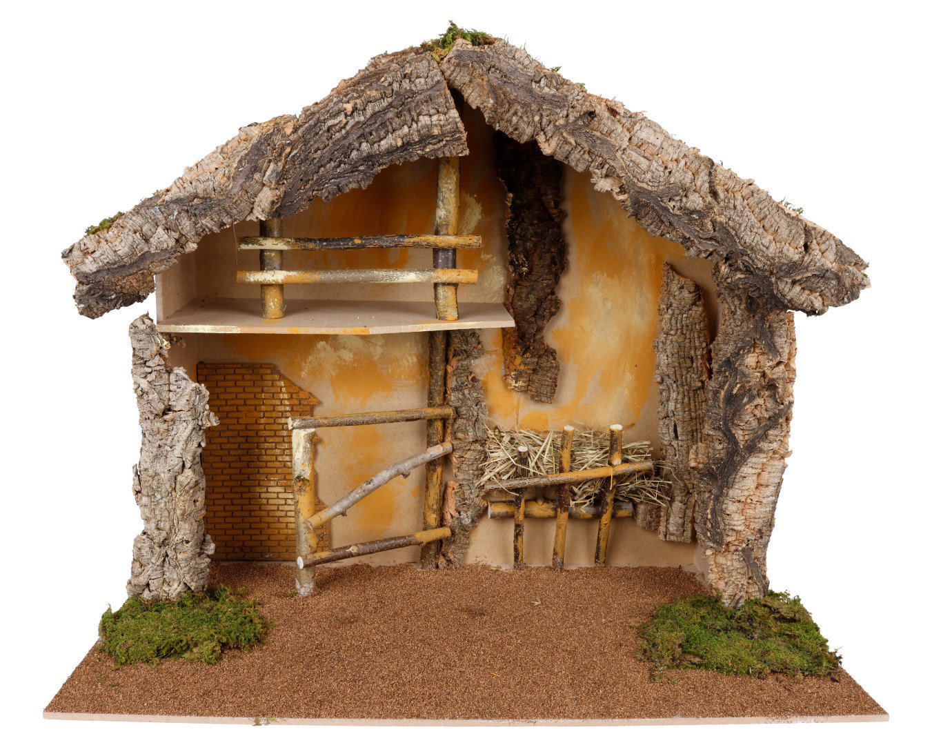 Kerststal hout fsc mix 70% Decoris - Decoris