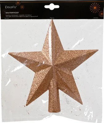 Decoris Piek kunststof L4,2b19h19 cm brandy  - 