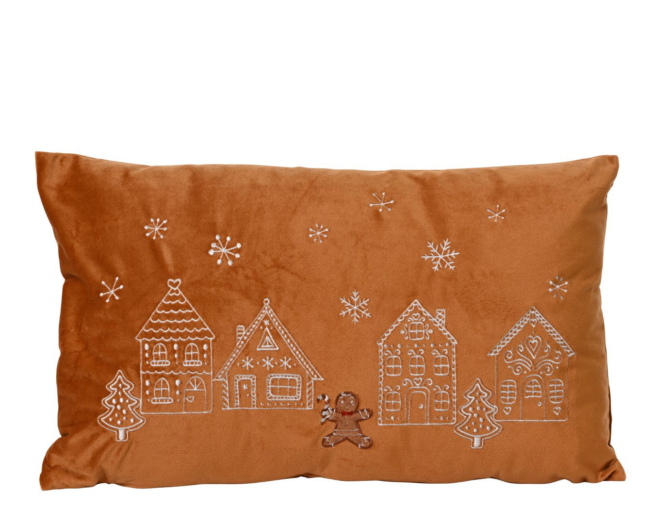 Kussen 50x30x8 bruin Decoris - Decoris