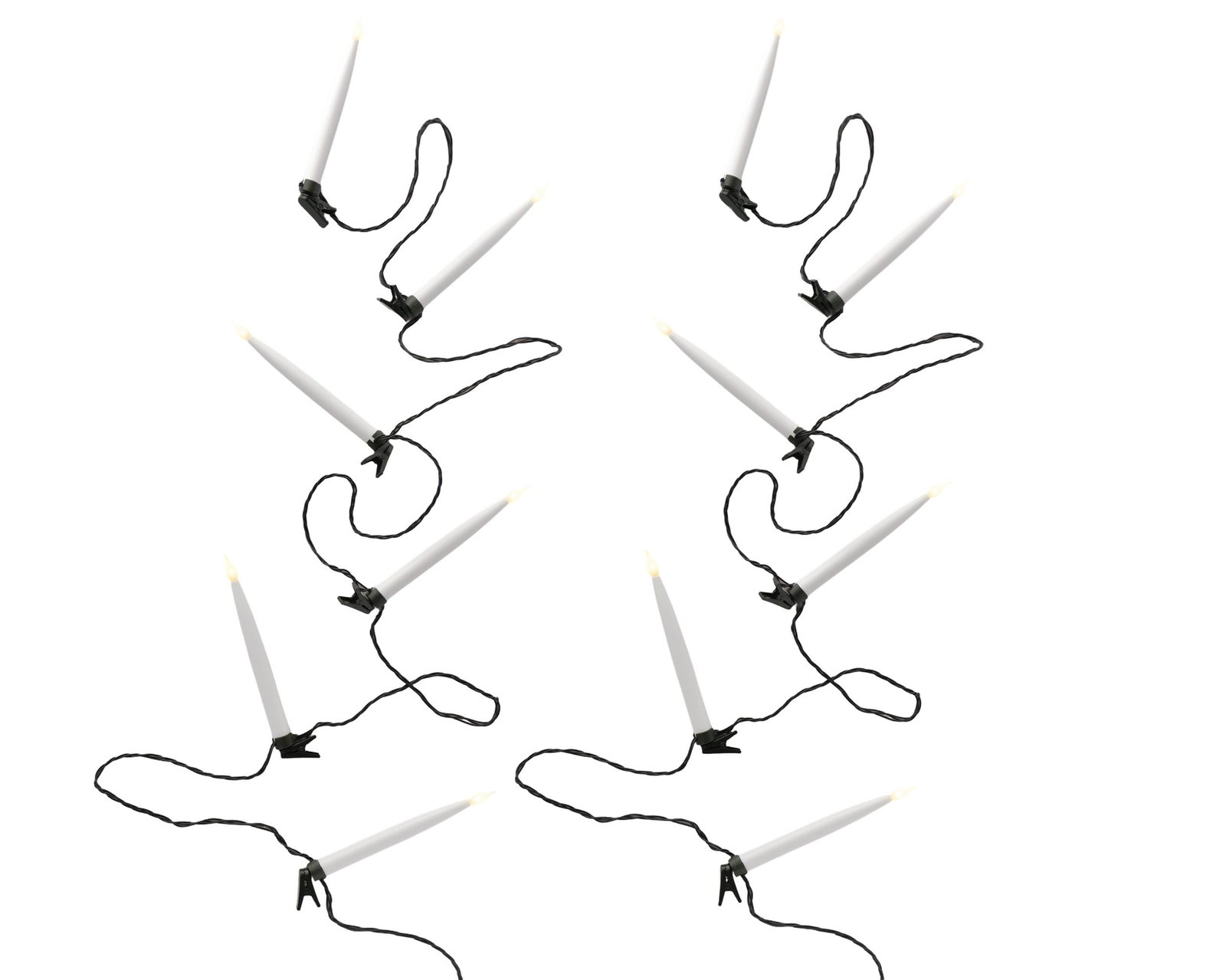 LED candle lights steady buiten Lumineo - Lumineo