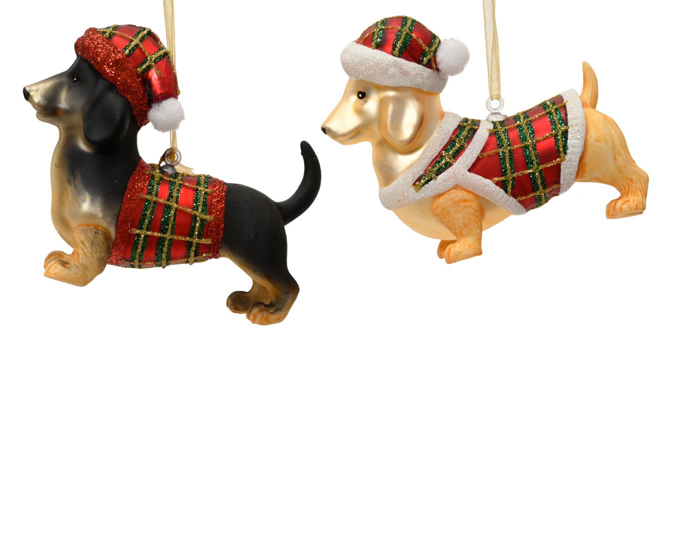 Hond glas 2-assorti 1 stuks Decoris - Decoris