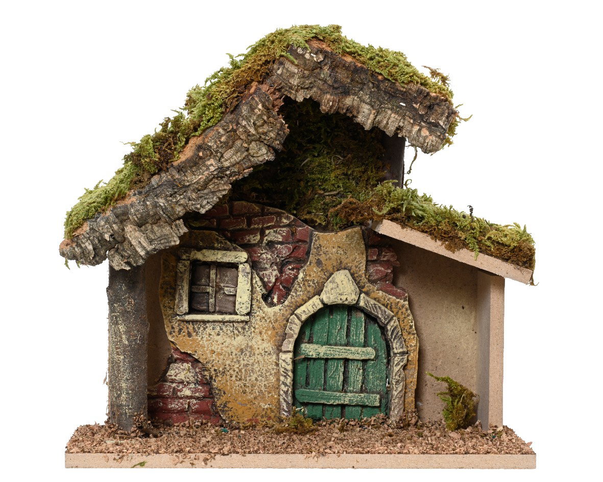 Kerststal naturel l23b11h21 cm naturel KSD - Ksd