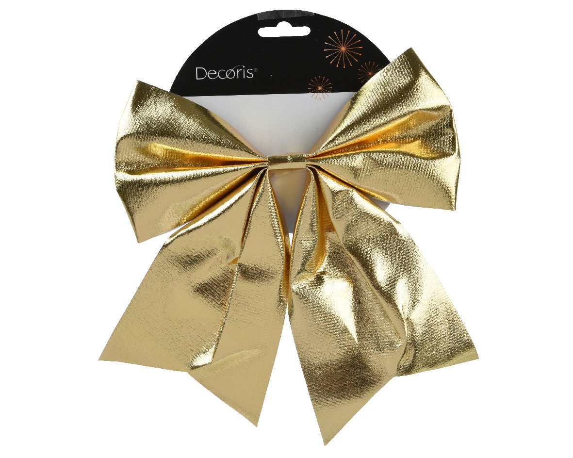 Strik polyester l20b24h1 cm goud - Decoris