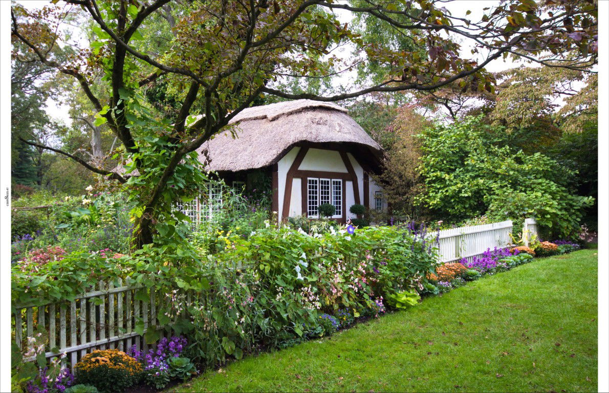 Customize it Tuindoek cottage uk 210x140cm - 