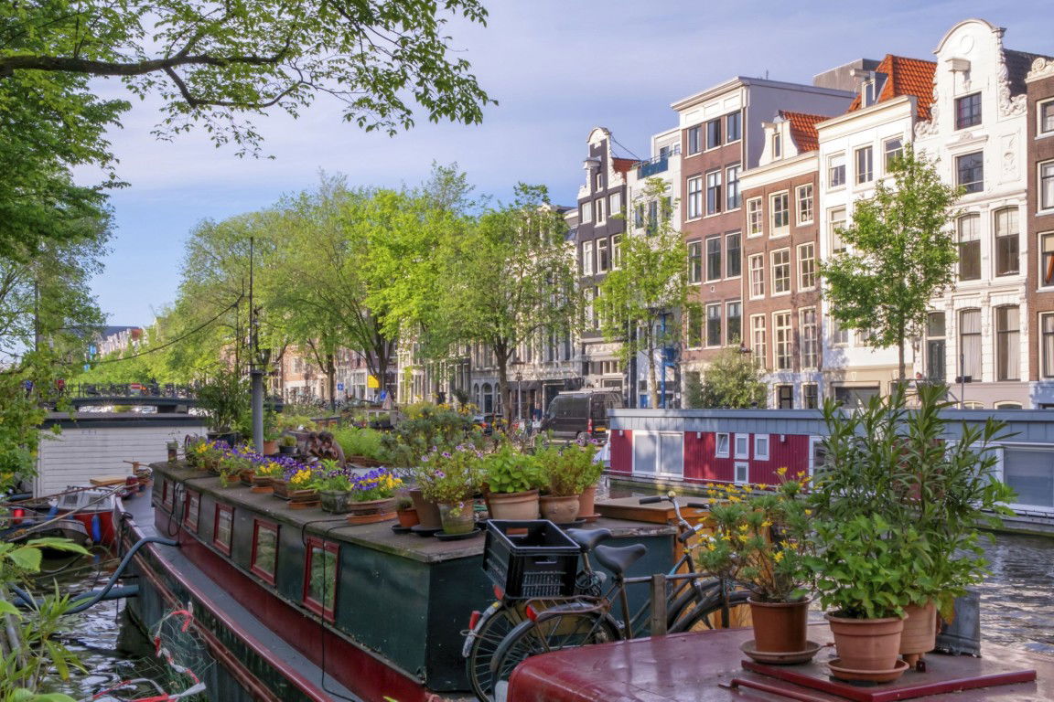 Customize it Tuinschilderij canal adam 70x50 - 