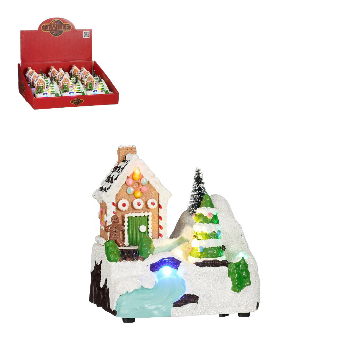 Luville Village house b/o 9 pieces display l12xb9,5xh11,5 cm  - 