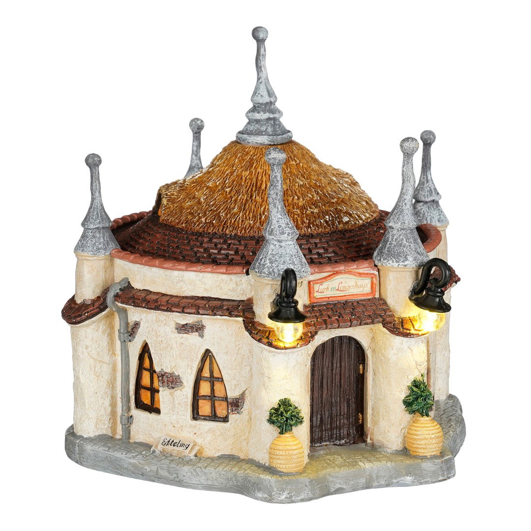 Lurk en Limoenhuys met licht en muziek l16xb17xh16 cm Luville - Luville