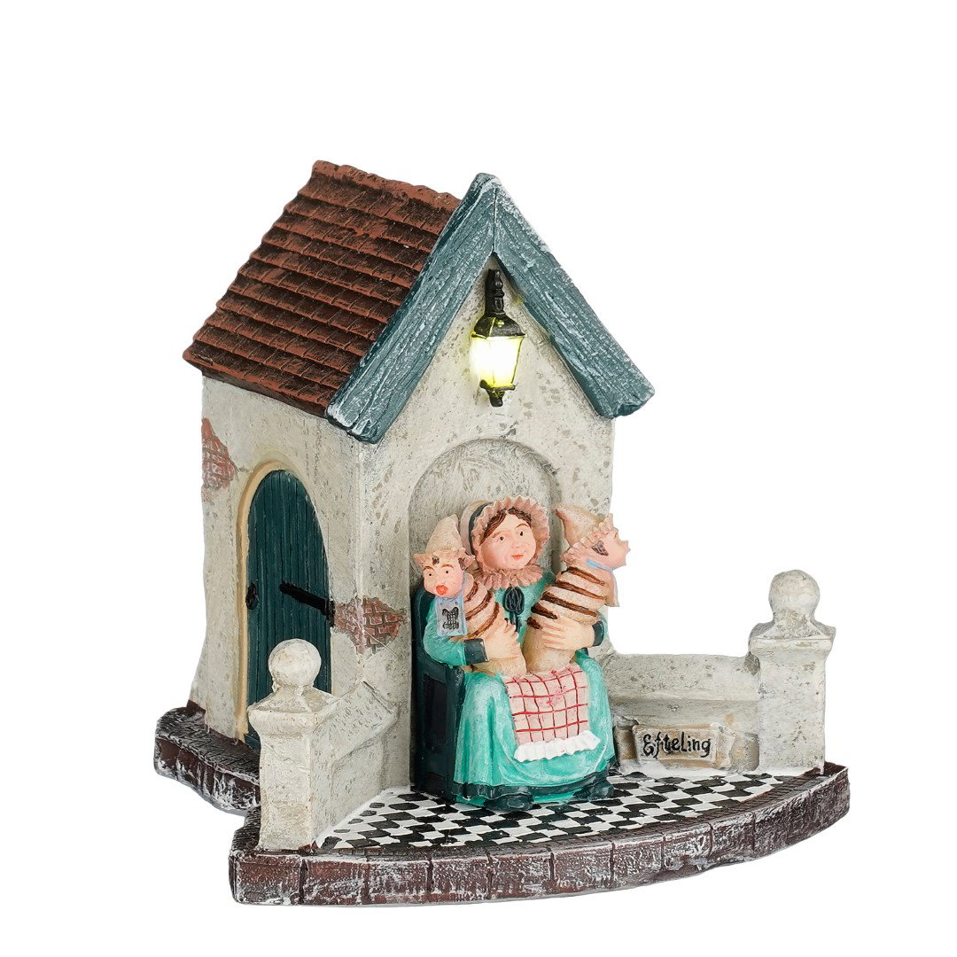 Tweeling Gijs met licht en muziek l11xb12xh11 cm Efteling kerst Efteling Luville - Luville