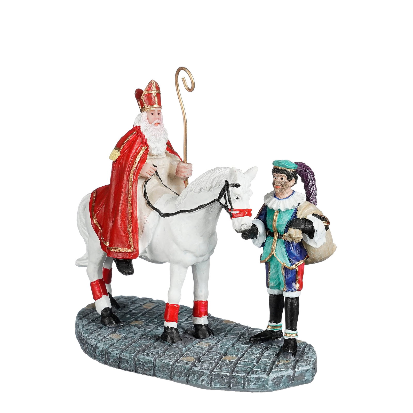 Luville Sinterklaas, Piet and Ozosnel l10xb5,5xh9,5 cm  - 