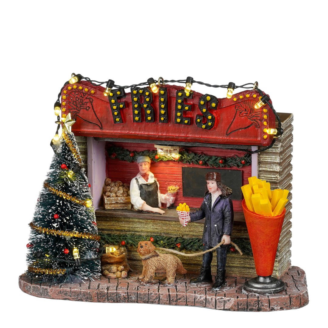 Luville Fries market battery operated l16,5xb8xh12 cm  - 