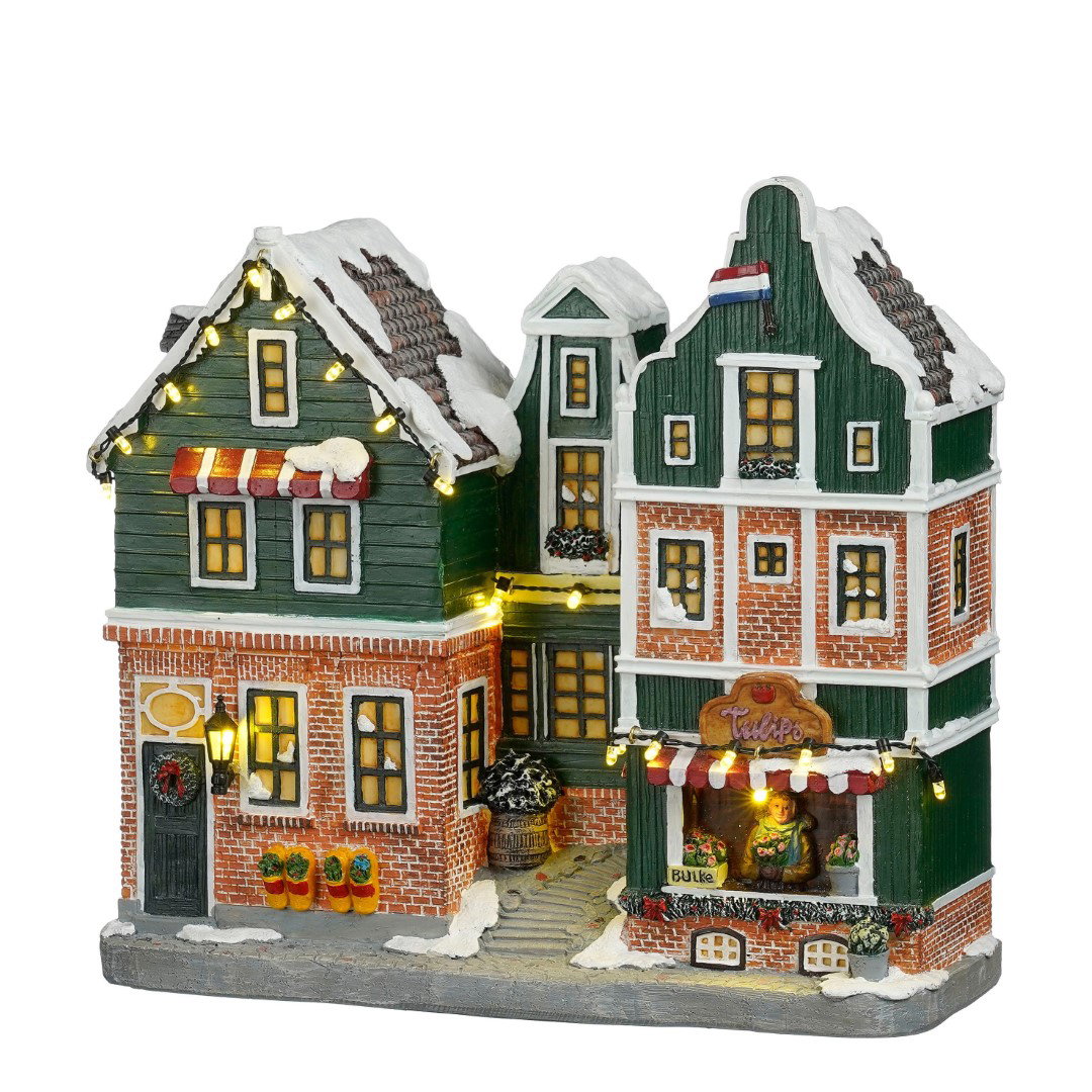 Luville Facade street Zaandam battery operated l26,5xb10xh25 cm  - 