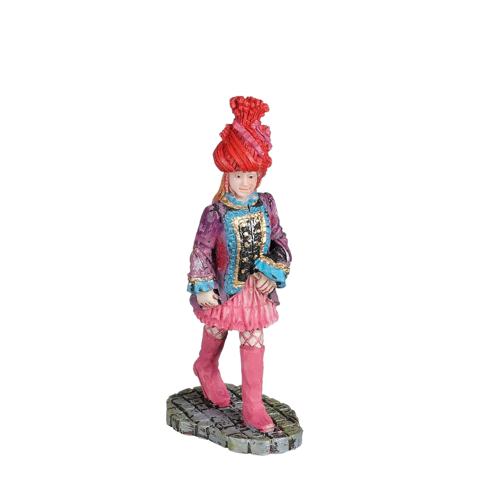 Luville Colourful carnaval woman l4xb2,5xh8 cm  - 