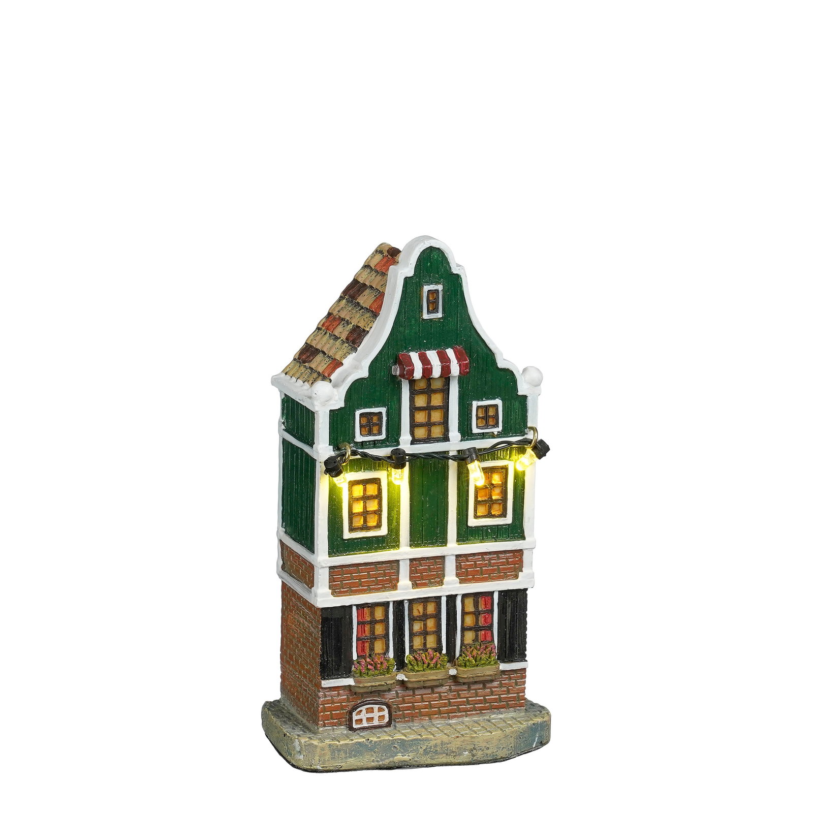 Luville Zaanse schans facade battery operated l7xb4,5xh13,5 cm  - 