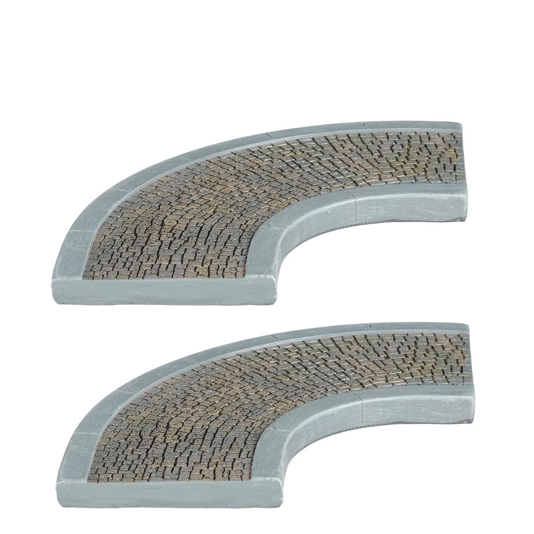 Road curve 2 Stück L 26,5 x B 10 x H 1,5 cm