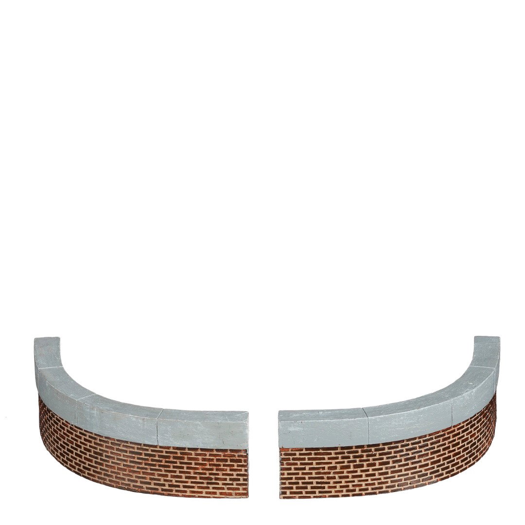 Curved wall small 2 stuks l15xb1,5xh4 cm Luville - Luville