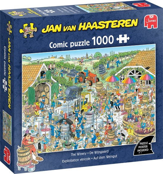 Puzzel jvh de wijnmakerij 1000 Plenty Gifts - Plenty gifts spellen