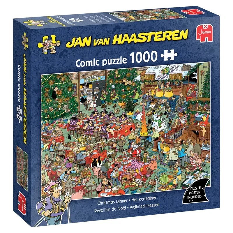 puzzel xms jvh christmas diner 1000 Plenty Gifts - Plenty gifts spellen