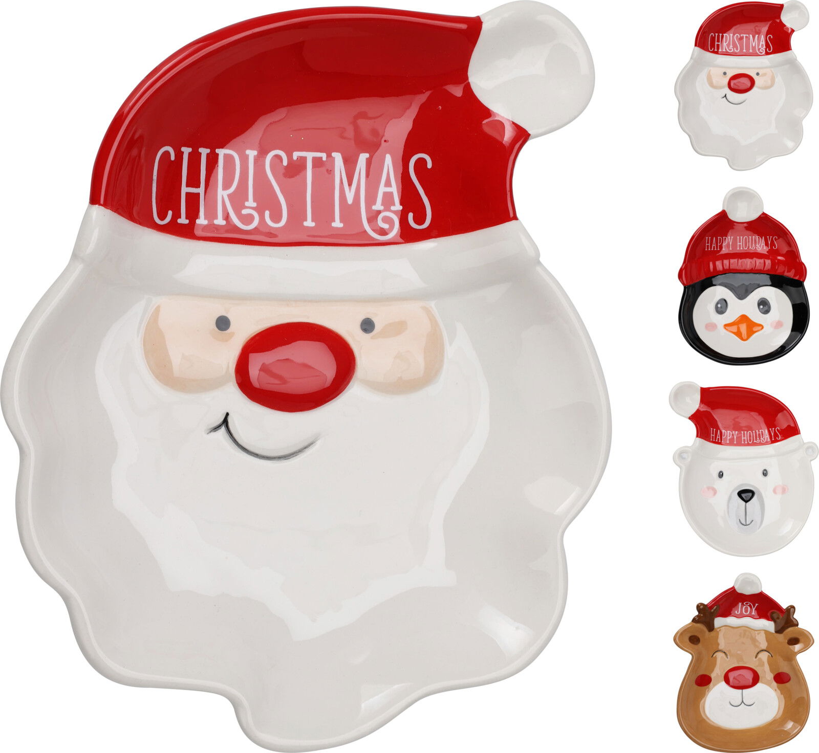 Bord kerst dier 4ass 185mm kerstversiering - Nampook