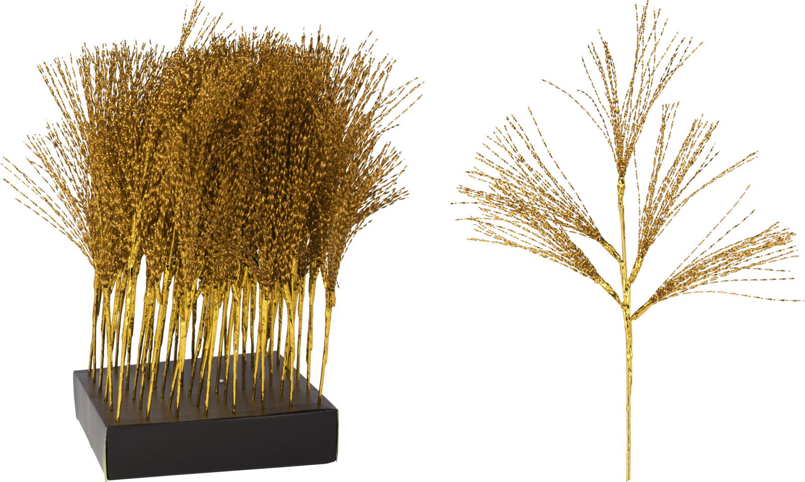Tak spiraal 60 cm goud metallic kerstversiering - Nampook
