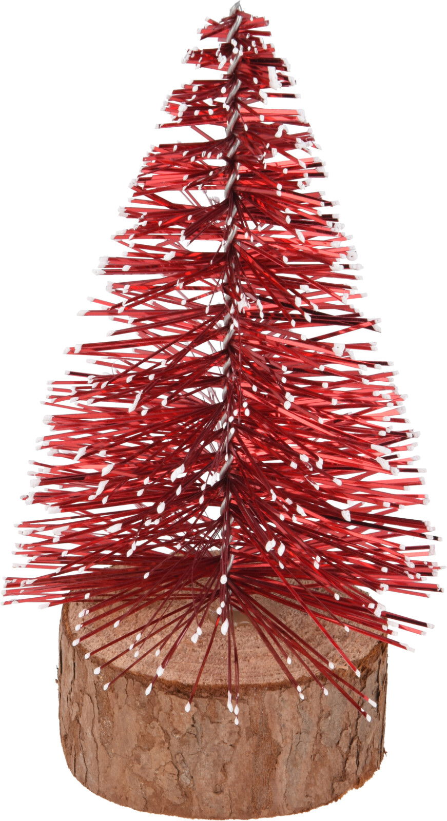 Kerstboom 15 cm rood kerstversiering - Nampook